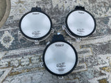 THREE PACK Roland pd-80 Single trigger 8" tom pad
