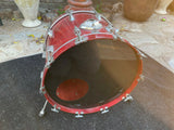 Tama Superstar Cherry 1980's 22 x16 Bass Drum