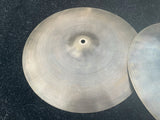 Vintage Zildjian 15" 60's hihat hi hat Cymbals THIN - 1060 968g