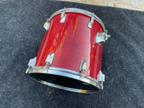 Tama Superstar Cherry 1980's 15 x14 Tom Drum