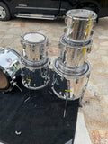 Ludwig Classic Maple Modular 6pc Drum Set kit Mirror Chrome 24,18,16,10,12,13