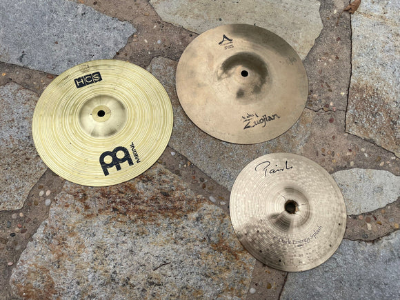 Cracked Splash Package with Zildjian / Paiste and Meinl Splashes