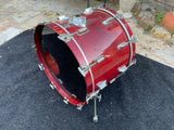 Tama Superstar Cherry 1980's 22 x16 Bass Drum