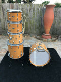 Slingerland Natural Maple 70's 12x8,13x9,14x10,16x16,22x14 3 ply Drum Set Kit