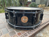Pearl Limited Edition Vision Birch 14" x 5.5" Black Snare Drum with Black Hardwa