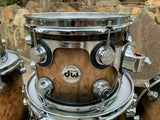 DW Collectors 5pc Exotic MAPA BURL Drum Set kit !!