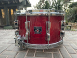 Vintage Tama Superstar 14X8 Snare Drum Cherry Wine Finish - Excellent