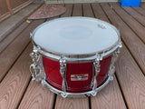 Yamaha Recording Custom 14x8 Snare Drum 80's Cherry Wine - Excellent
