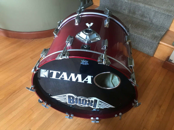 Tama Superstar Candy Apple Red CAR 1980's 22x16 Bass Drum