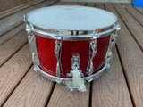 Yamaha Recording Custom 14x8 Snare Drum 80's Cherry Wine - Excellent