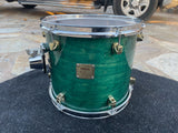 Yamaha Maple Custom Emerald Green 13x11 Tom Drum