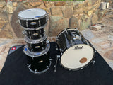 Pearl Decade Maple 5pc Drum Set kit 22.18,10.7,12.8,16.16,14,5.5 - Black