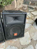 TWO PACK JBL MR902 12” Wedge Monitor Speakers