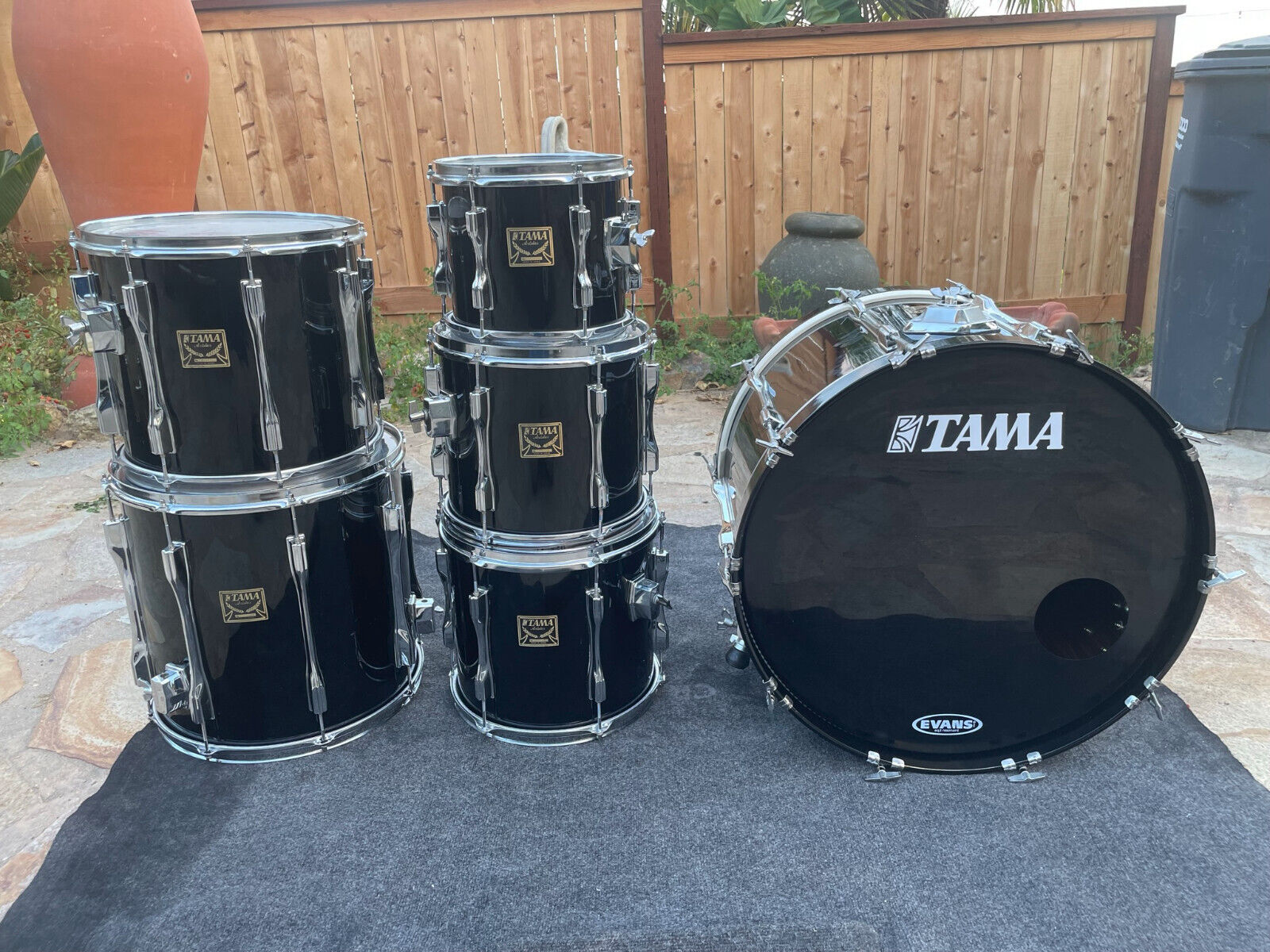 Tama Artstar Cordia Black 6pc Drum Set kit 10,12,13,14,16,24 Tama Artstar Cordia Black 6pc Drum Set kit 10,12,13,14,16,24