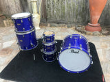 Pearl Reference Rhythm Blue 6pc Drum Set kit