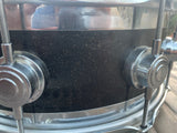 DW Collector's Maple Edge snare 14x6 Black Sparkle