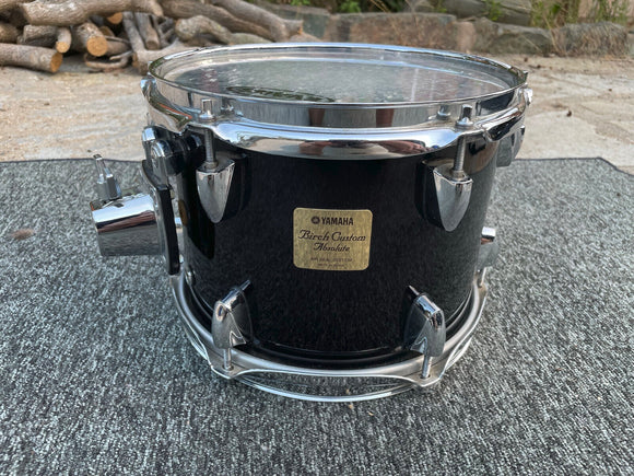 Yamaha Birch Custom Absolute - Black 12 x 8 tom Drum