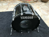 Yamaha Recording Custom 5pc Drum Set kit 22x16,10x9,12x10,14x12,16x14 BLACK