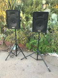 Yamaha S15E Passive Speaker Set of Two (2) + STANDS