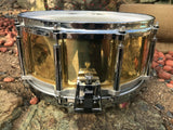 Pearl Free-Floating 14x6.5" Brass Snare Drum