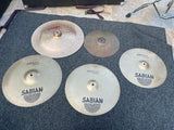 Sabian + Paiste CRACKED DRUM CYMBAL LOT