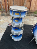 Mapex Pro M 5pc Drum Set Blue White Fade