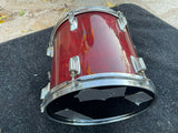 Tama Superstar Cherry 1980's 12 x 11 Tom Drum