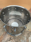 1970s Ludwig 12x15 Marching Snare Drum Chrome Over Steel - FOR PARTS