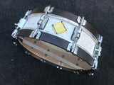 Dixon Classic Series POPLAR WHITE W/WOOD HOOPS 14 x 4 Snare Drum