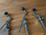 3x Yamaha Boom Drum Cymbal Arms