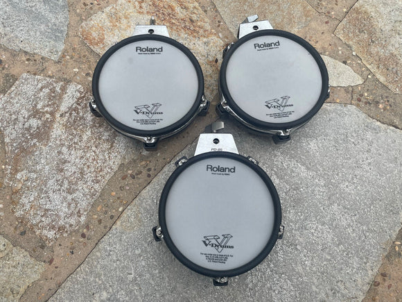3x PACK Roland PD-85 BK Dual Mesh V Drum Pad PD85 PD-85bk