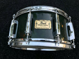 Pearl Masters Custom maple Green 14 x 6.5 Snare Drum