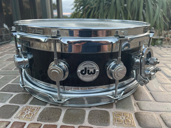 DW Collector's Maple Edge snare 14x6 Black Sparkle