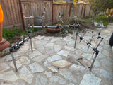 HUGE 3 Sided Gibraltar Straight Drum Rack with Cymbal Arms