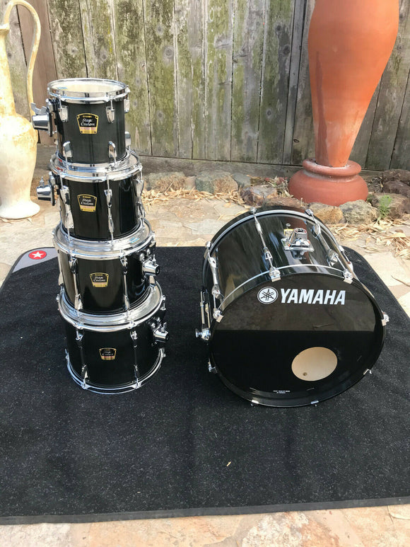 Yamaha Stage Custom 5pc Drum Set kit 22x17,8x8,10x9,12x10,14x12 !!