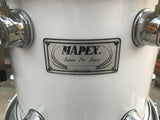 Mapex Saturn Pro White 5pc Drum Set kit 22x16,10x9,12x10.13x11x16x16