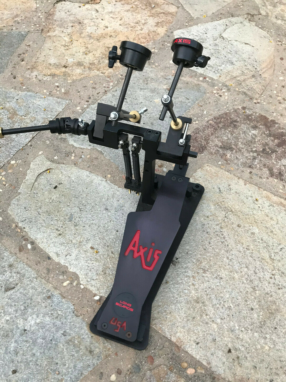 axis double pedal conversion kit Axis A Longboard black Double Bass Drum Pedals !! Excellent – Blakes Drum Shop