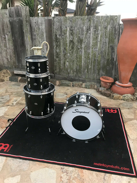 Vintage Slingerland 70's 3 Ply Maple with RERINGS Avante Drum Set 24,12,13,18