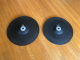 TWO PACK Yamaha PCY135 13" Three-Zone Electronic Crash drum Cymbal PCY-135
