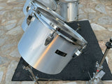 Vintage Tama Swingstar Metallic White 6pc Drum Set kit - EXCELLENT!