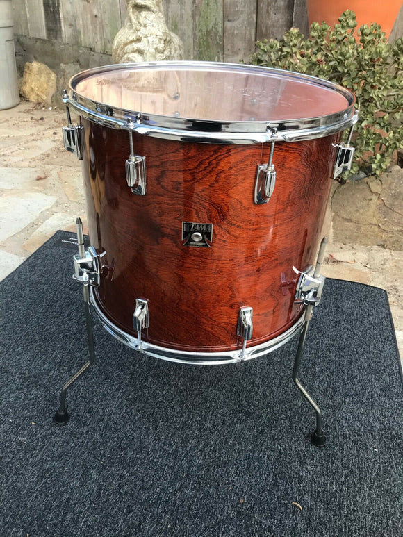 Tama Superstar Mahogany 1980's 18x16 Floor Tom Drum