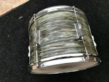 1964 Ludwig Club Date Blue Oyster Pearl 22x14 + 13x9