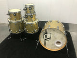 DW Collectors 6pc Drum Set kit . Gold badge!! Gold Sparkle Finish