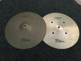 Vintage Zildjian 14" Quick beat Hihat Drum Cymbals hi hat