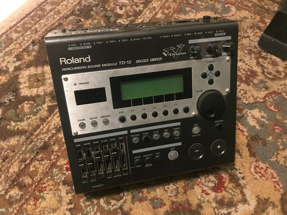 Roland Td-12 V Drum Module Brain - BAD LCD -READ DESCRIPTION