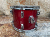 Vintage Tama Superstar Candy Apple Red CAR 1980's 12 x 9  Tom Drum - CUTDOWN