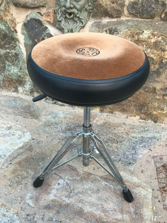Roc n Soc Drum Hydraulic Throne Seat Chair BROWN ROUND