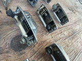 12 Rogers Beavertail Lugs for Tom Drum with Mounting Screws - Chrome