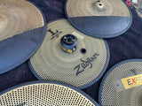 Zildjian 5pc Low Volume Cymbals w/ Extreme Drum triggers 4 Electronic Drums Set