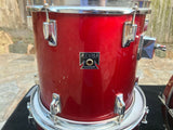 Tama Superstar CANDY APPLE RED 4pc Drum Set Kit 12x11,13x12,16x16,24x16